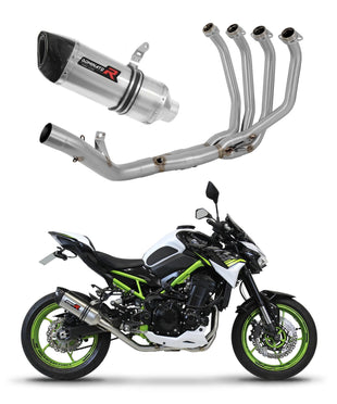 Kawasaki Z 900 2020 - 2024 Full Exhaust System Collector Silencer HP6 + dB killer medium