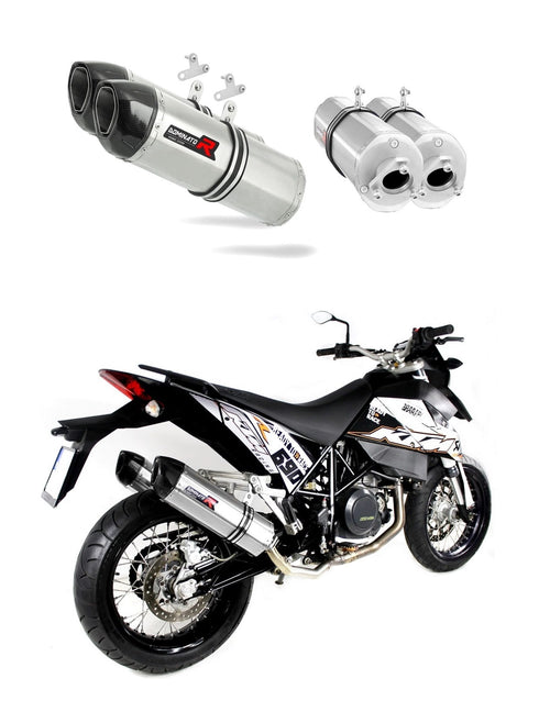 KTM 950 SM Supermoto R 2006 - 2008 Exhaust Silencer Muffler HP1 + dB killer medium