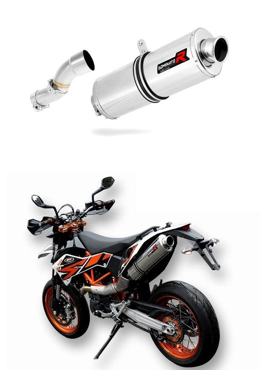 KTM 690 SMC 2008 - 2011 Exhaust Silencer Muffler OV + dB killer medium 20 m. - Dominator motociklo duslintuvas
