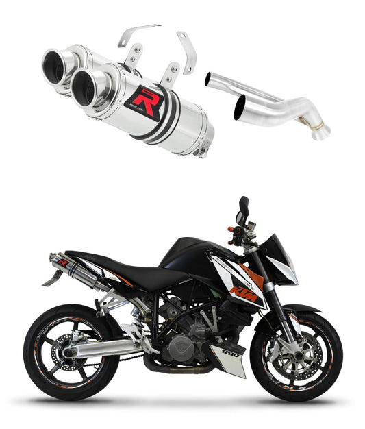 KTM 990 SUPER Duke 2005 - 2013 Exhaust Silencer Muffler GP1 + dB killer medium 20 m. - Dominator motociklo duslintuvas