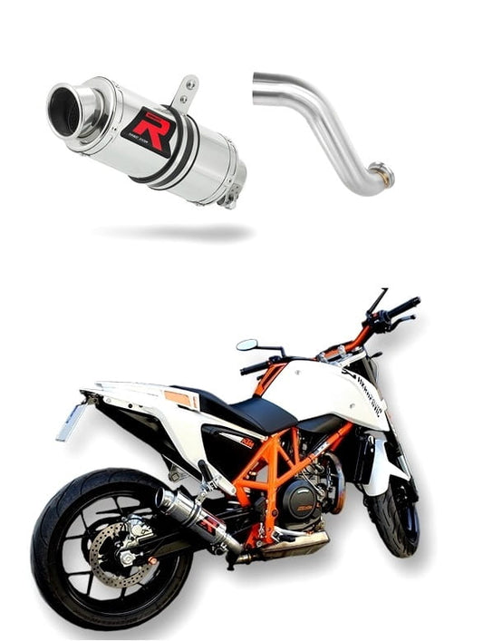 KTM 690 Duke 2012 - 2018 Exhaust Silencer Muffler GP1 + dB killer medium 20 m. - Dominator motociklo duslintuvas