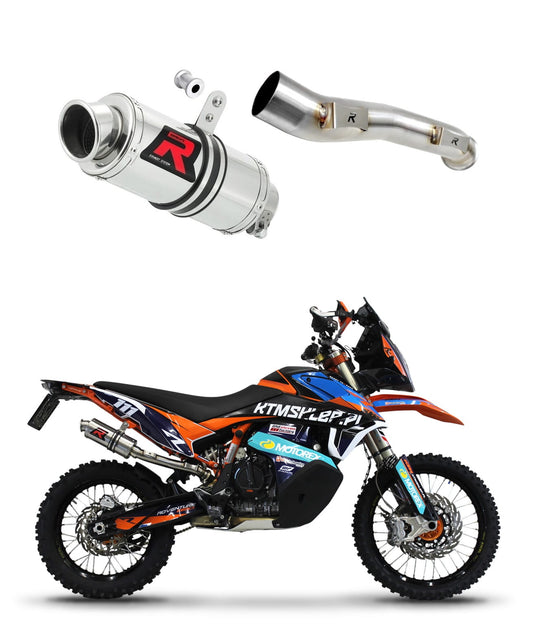 KTM 890 Adventure 2021 - 2023 Exhaust Silencer Muffler GP1 + dB killer medium 20 m. - Dominator motociklo duslintuvas