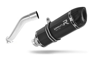 BMW F650 CS 2002 - 2005 Exhaust Silencer Muffler HP1 BLACK + dB killer medium