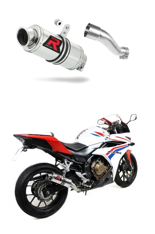 Honda CBR 500 R 2016 - 2024 Exhaust Silencer Muffler GP1 + dB killer medium 20 m. - Dominator motociklo duslintuvas