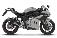 CF MOTO 675 SR-R 2024 - 2026 Full Exhaust System Collector Silencer S6 BLACK + dB killer