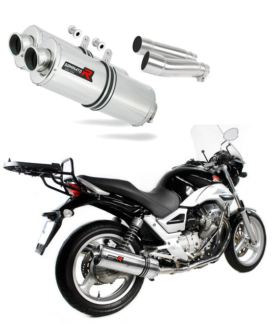 Moto Guzzi BREVA ie 750 2003 - 2009 Exhaust Silencer Muffler OV + dB killer medium 20 m. - Dominator motociklo duslintuvas