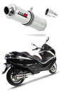 Piaggio X10 125 2012 - 2016 Exhaust Silencer Muffler ST + dB killer medium 20 m. - Dominator motociklo duslintuvas
