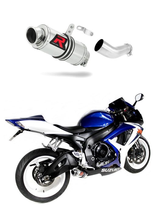 Suzuki GSXR 600 K6 K7 2006 - 2007 Exhaust Silencer Muffler GP1 + dB killer medium 20 m. - Dominator motociklo duslintuvas