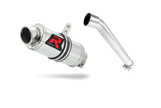 Suzuki GSXR 1000 K5 K6 2005 - 2006 Exhaust Silencer Muffler GP1 + dB killer medium 20 m. - Dominator motociklo duslintuvas