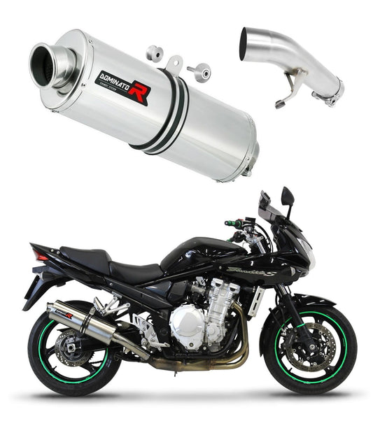 Suzuki GSF 650 BANDIT N / S 2007 - 2016 Exhaust Silencer Muffler OV + dB killer medium 20 m. - Dominator motociklo duslintuvas