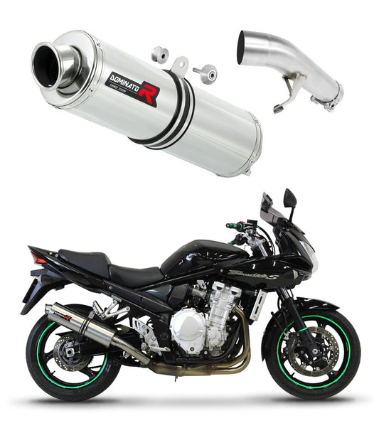 Suzuki GSF 650 BANDIT N / S 2007 - 2016 Exhaust Silencer Muffler ST + dB killer medium 20 m. - Dominator motociklo duslintuvas