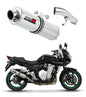 Suzuki GSF 650 BANDIT N / S 2007 - 2016 Exhaust Silencer Muffler ST + dB killer medium 20 m. - Dominator motociklo duslintuvas