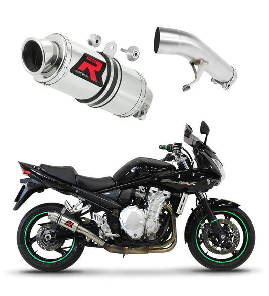 Suzuki GSF 1250 N / S BANDIT 2007 - 2016 Exhaust Silencer Muffler GP1 + dB killer medium 20 m. - Dominator motociklo duslintuvas