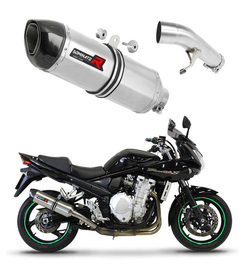 Suzuki GSF 1250 N / S BANDIT 2007 - 2016 Exhaust Silencer Muffler HP1 + dB killer medium