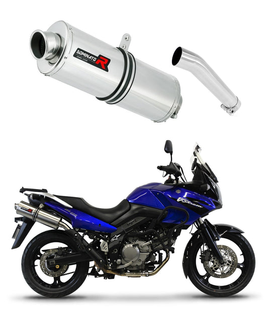 Suzuki DL 650 V-Strom 2004 - 2006 Exhaust Silencer Muffler OV + dB killer medium 20 m. - Dominator motociklo duslintuvas
