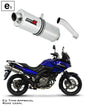 DL 650 V-STROM EU Approved Exhaust Silencer OVAL 2004 - 2006 20 m. - Dominator motociklo duslintuvas