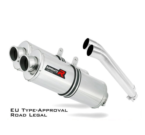 GSXR DL 1000 V-STROM EU Approved Exhaust Silencer OVAL 2002 - 2012