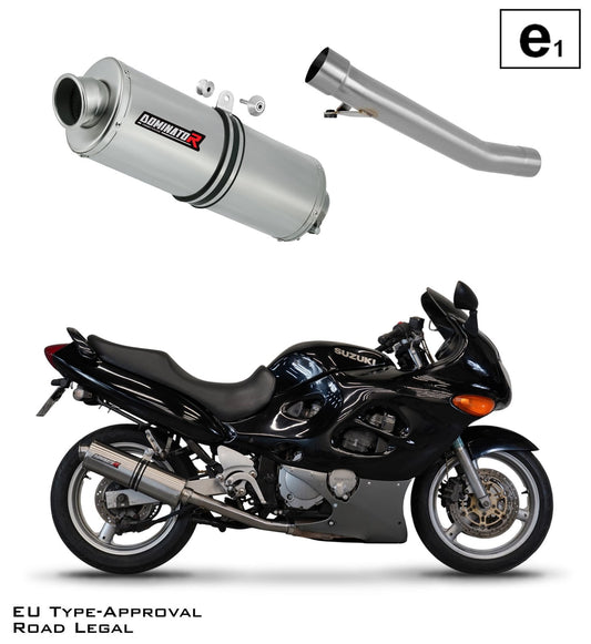 Suzuki GSXF 600 1998 - 2006 EU Approved Exhaust Silencer OV 19 m. - Dominator motociklo duslintuvas