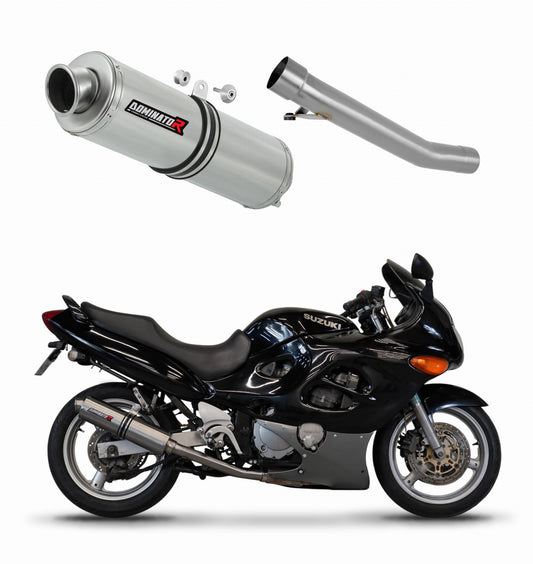 Suzuki GSXF 600 1998 - 2006 Exhaust Silencer Muffler ST + dB killer medium 19 m. - Dominator motociklo duslintuvas