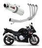 Suzuki GSXF 650 2007 - 2016 Full Exhaust System Collector Silencer ST + dB killer 20 m. - Dominator motociklo duslintuvas