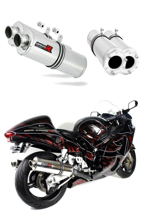 Suzuki GSXR 1300 Hayabusa 1999 - 2007 Exhaust Silencer Muffler OV + dB killer medium