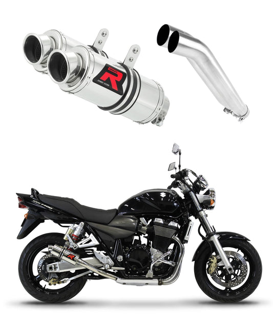 Suzuki GSX 1400 2001 - 2005 Exhaust Silencer Muffler GP1 + dB killer medium 20 m. - Dominator motociklo duslintuvas