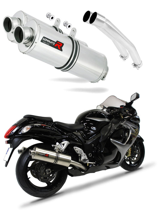 Suzuki GSXR 1300 Hayabusa 2008 - 2019 Exhaust Silencer Muffler OV + dB killer medium 20 m. - Dominator motociklo duslintuvas