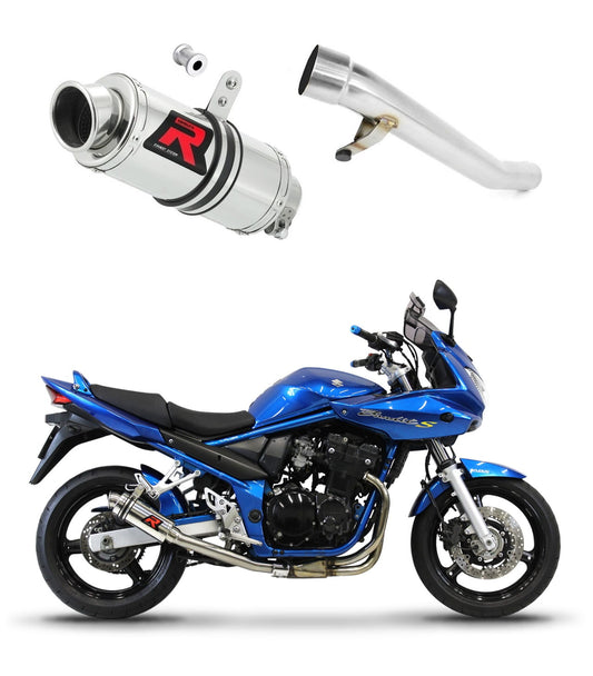 Suzuki GSF 650 BANDIT N / S 2005 - 2006 Exhaust Silencer Muffler GP1 + dB killer medium 20 m. - Dominator motociklo duslintuvas