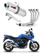 Suzuki GSF 650 BANDIT N / S 2005 - 2006 Full Exhaust System Collector Silencer OV + dB killer medium 20 m. - Dominator motociklo duslintuvas