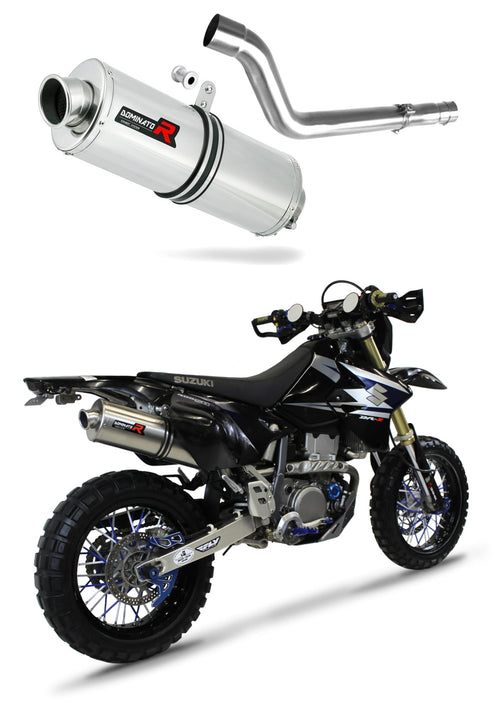Suzuki DRZ 400 SM S Exhaust Silencer Muffler OV + dB killer medium
