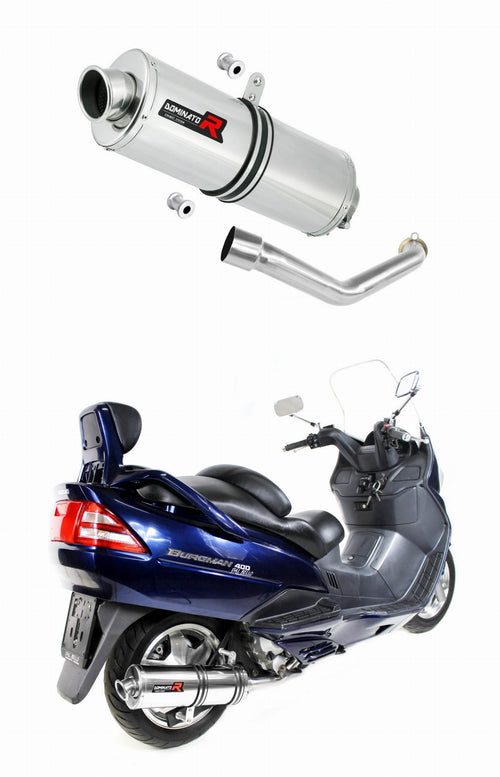Suzuki BURGMAN 400 1998 - 2002 Exhaust Silencer Muffler OV + dB killer medium