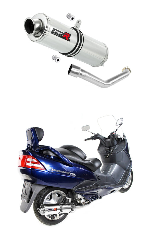 Suzuki BURGMAN 400 1998 - 2002 Exhaust Silencer Muffler ST + dB killer medium 19 m. - Dominator motociklo duslintuvas