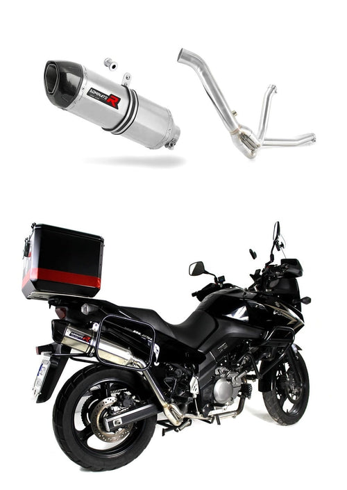 Suzuki DL 650 V Strom 2007 - 2011 Exhaust Silencer Muffler HP1 + dB killer medium
