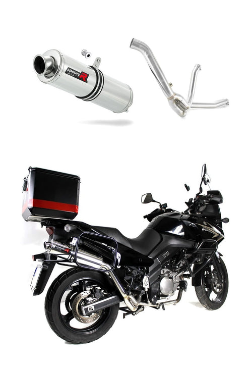 Suzuki DL 650 V Strom 2007 - 2011 Exhaust Silencer Muffler ST + dB killer medium