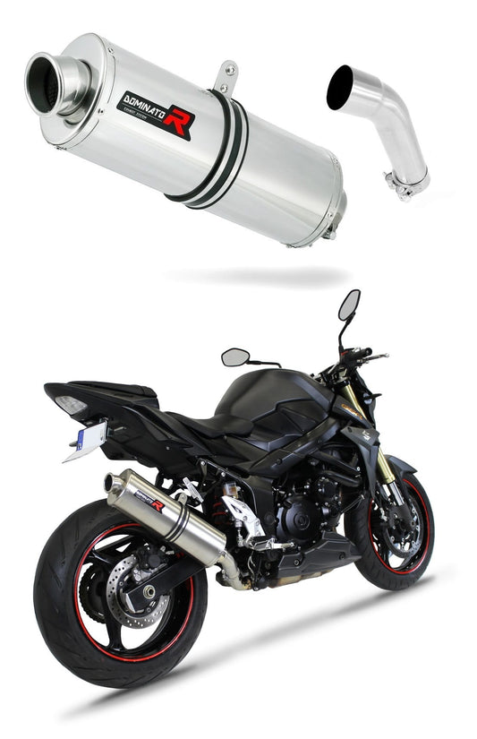 Suzuki GSR 750 2011 - 2016 Exhaust Silencer Muffler OV + dB killer medium 20 m. - Dominator motociklo duslintuvas