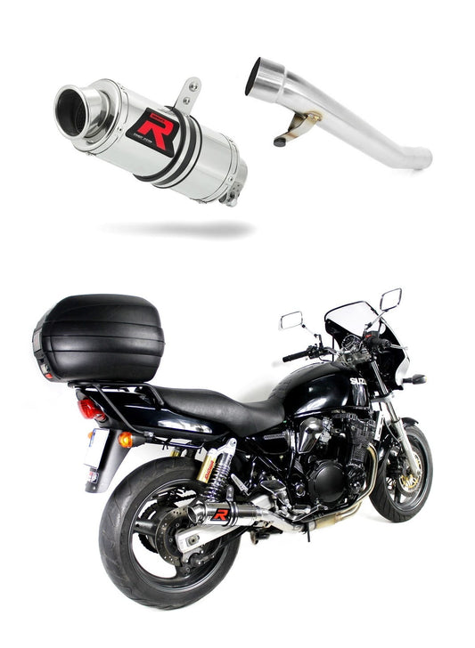 Suzuki GSX 750 INAZUMA 1997 - 2003 Exhaust Silencer Muffler GP1 + dB killer medium 19 m. - Dominator motociklo duslintuvas