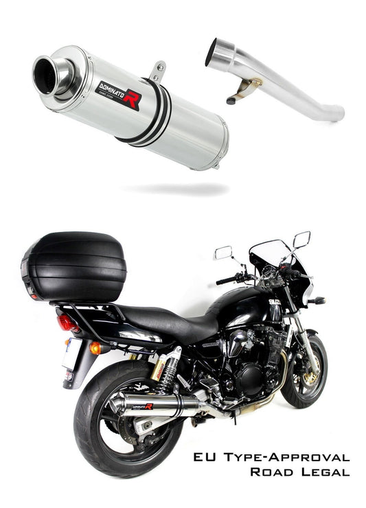 GSX 750 INAZUMA EU Approved Exhaust Silencer ROUND 1998 - 2003 19 m. - Dominator motociklo duslintuvas