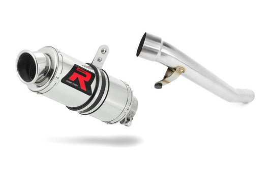 Suzuki GSX 1200 INAZUMA 1999 - 2000 Exhaust Silencer Muffler GP1 + dB killer medium 19 m. - Dominator motociklo duslintuvas