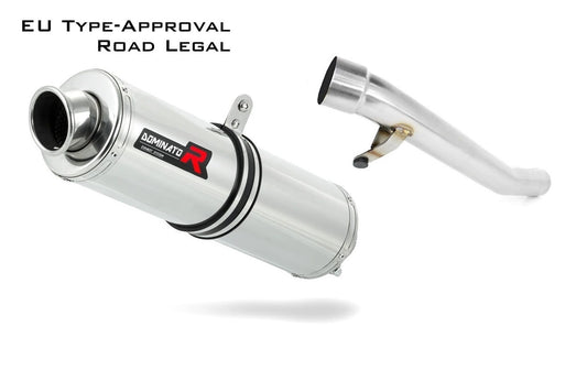 GSX 1200 INAZUMA EU Approved Exhaust Silencer ROUND 1999 - 2000 19 m. - Dominator motociklo duslintuvas