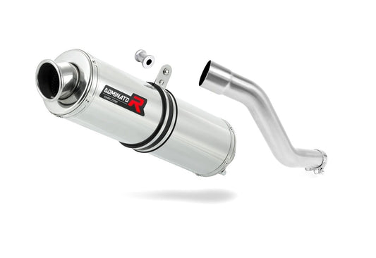 Suzuki DR 750 S / BIG RIGHT SIDE Exhaust Silencer Muffler ST + dB killer medium - Dominator motociklo duslintuvas