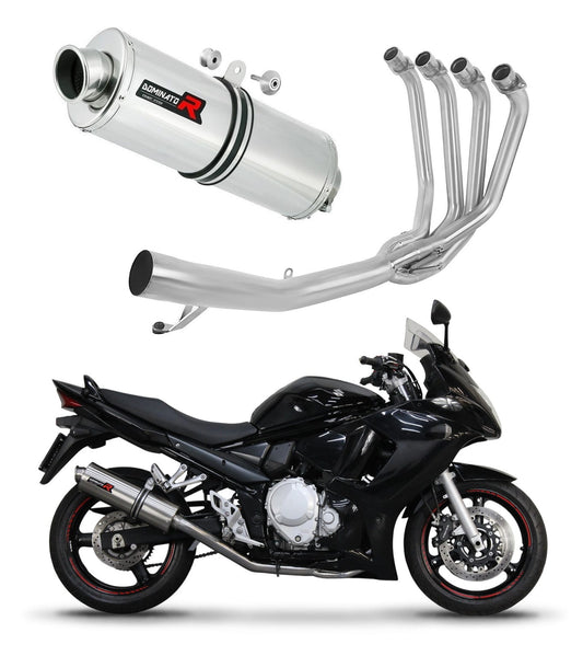 Suzuki GSX 1250 FA 2010 - 2016 Full Exhaust System Collector Silencer OV + dB killer 20 m. - Dominator motociklo duslintuvas