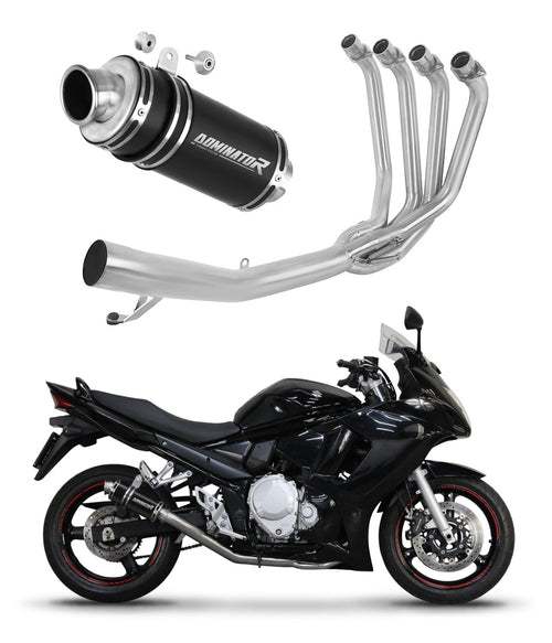 Suzuki GSX 1250 FA 2010 - 2016 Full Exhaust System Collector Silencer GP1 BLACK + dB killer