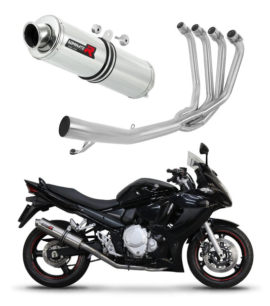 Suzuki GSX 1250 FA 2010 - 2016 Full Exhaust System Collector Silencer ST + dB killer 20 m. - Dominator motociklo duslintuvas