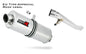 GSF 1200 BANDIT EU Approved Exhaust Silencer OVAL 2006 - 2007 20 m. - Dominator motociklo duslintuvas