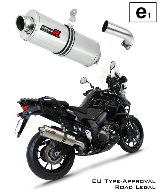 Suzuki DL 1050 V-Strom / XT / DE 2020 - 2024 EU Approved Exhaust Silencer OV 20 m. - Dominator motociklo duslintuvas