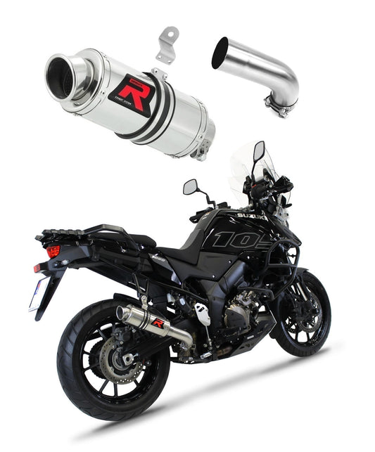 Suzuki DL 1050 V-Strom / XT / DE 2020 - 2024 Exhaust Silencer Muffler GP1 + dB killer 20 m. - Dominator motociklo duslintuvas