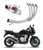 Suzuki GSF 1250 N / S BANDIT 2007 - 2016 Full Exhaust System Collector Silencer GP1 + dB killer medium 20 m. - Dominator motociklo duslintuvas