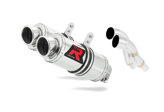 Triumph STREET TRIPLE 675 2007 - 2012 Exhaust Silencer Muffler GP1 + dB killer medium 20 m. - Dominator motociklo duslintuvas