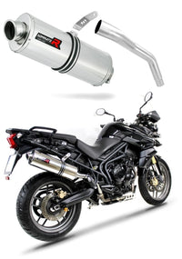Triumph TIGER 800 XC XR 2011 - 2014 Exhaust Silencer Muffler OV + dB killer medium 20 m.