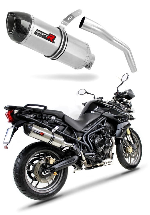 Triumph TIGER 800 XC XR 2011 - 2014 Exhaust Silencer Muffler HP1 + dB killer medium